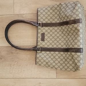 Gucci canvas tote